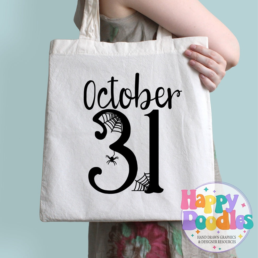 Halloween Sign October 31 SVG | DIY Halloween Sign – Ready to Cut
