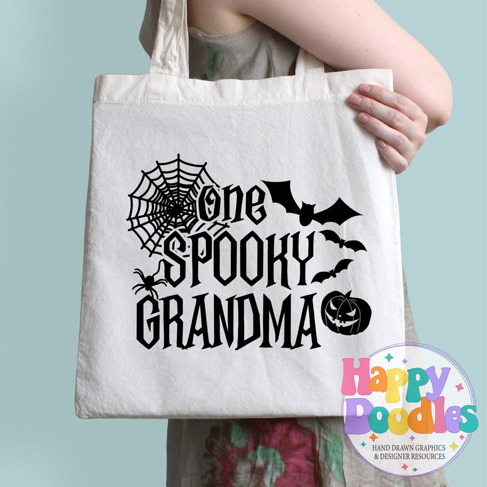 One Spooky Grandma SVG | Spooky Family Matching Shirt Design