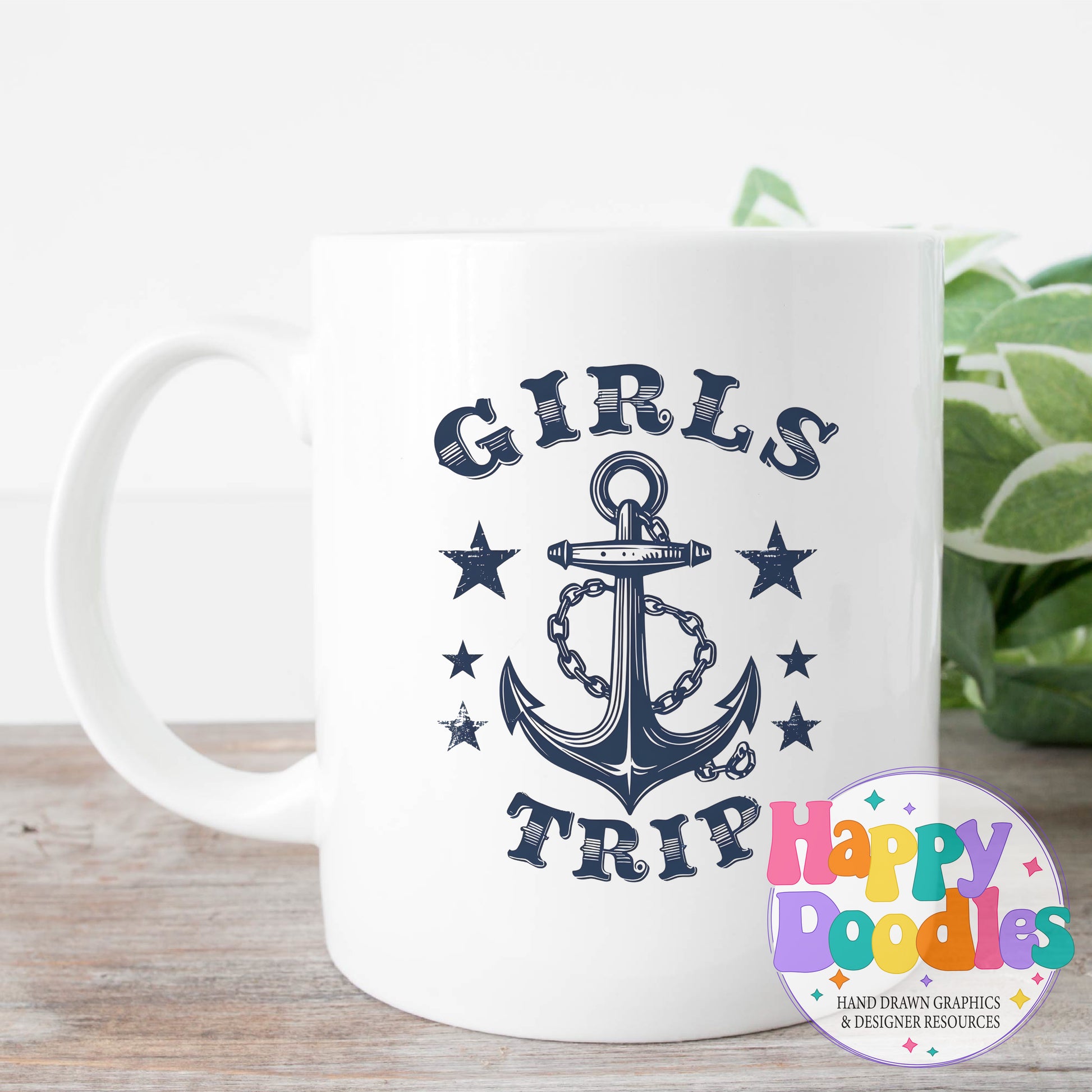 Girls Trip T-Shirt Printable PNG Download - Happy Doodles Designs