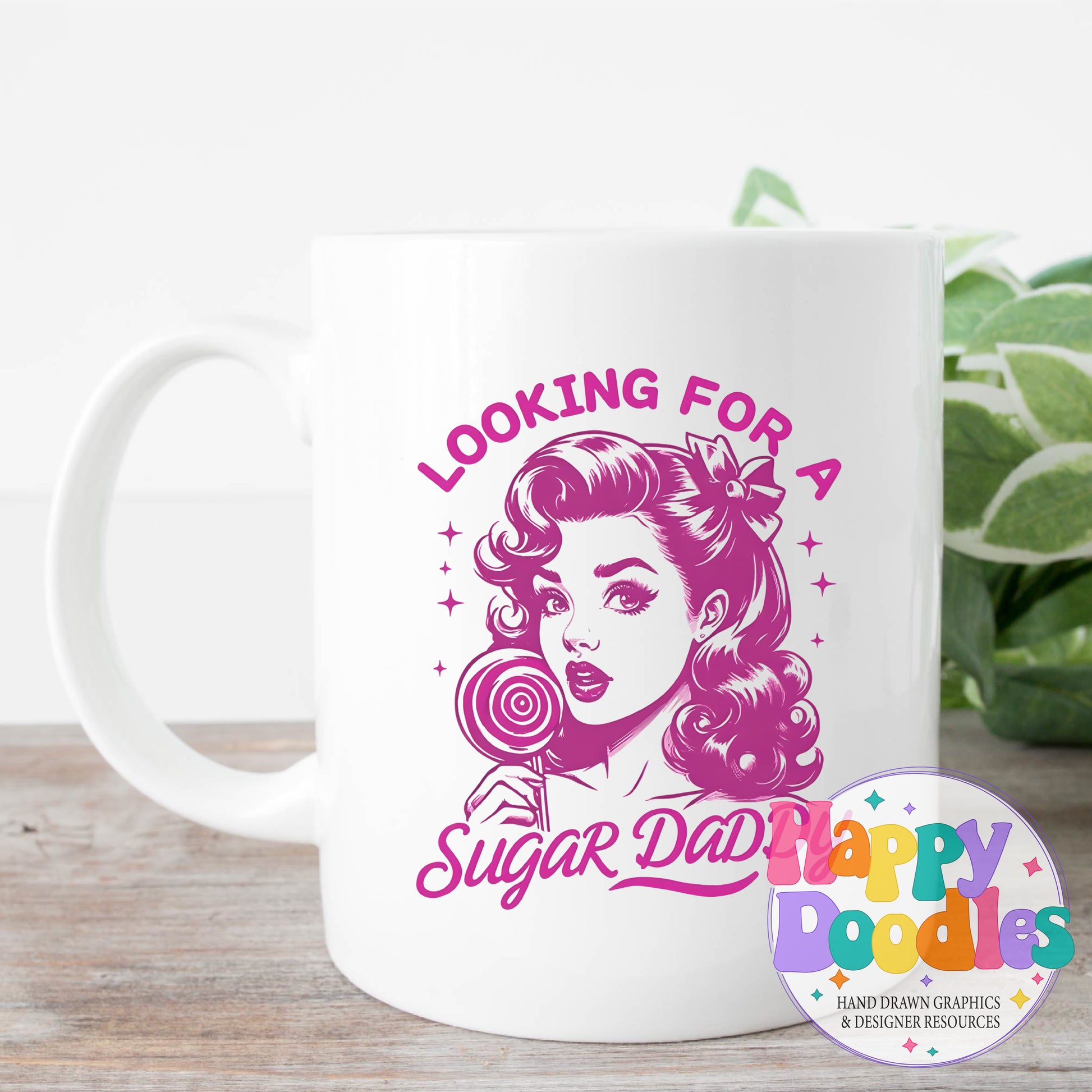 Looking for Sugar Daddy DIY Printable T-Shirt Design - Happy Doodles Designs
