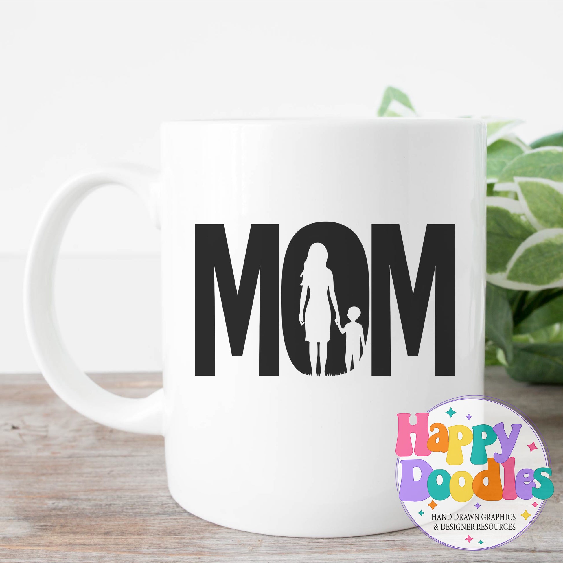 Mom DIY Printable T-Shirt Design - Happy Doodles Designs