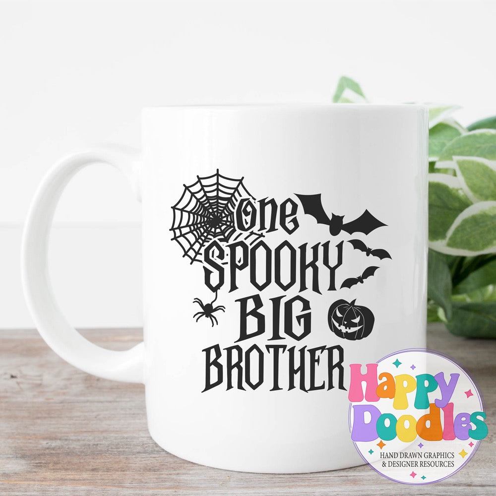 One Spooky Big Brother SVG | Halloween Group Cut File