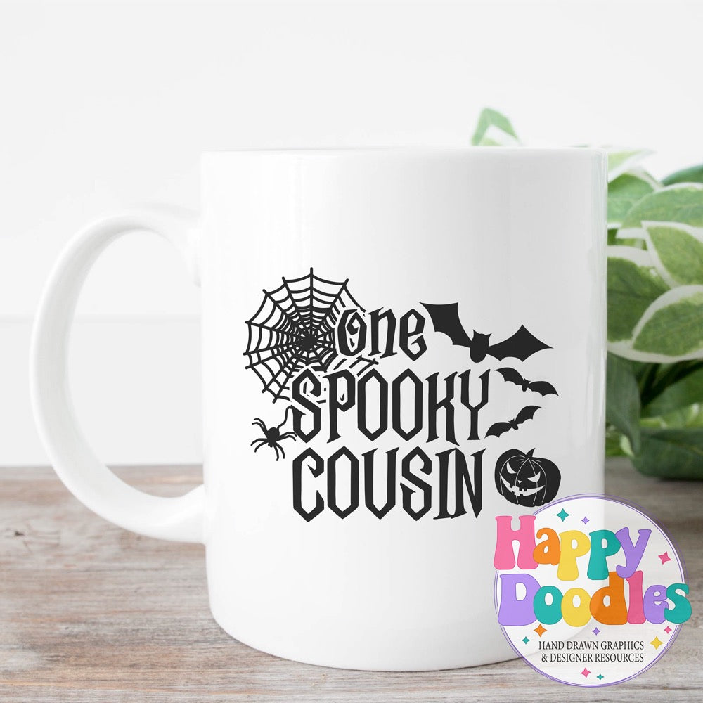 One Spooky Cousin SVG | Halloween Group Cut File