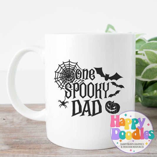 One Spooky Dad SVG | Spooky Family Matching Shirt Design