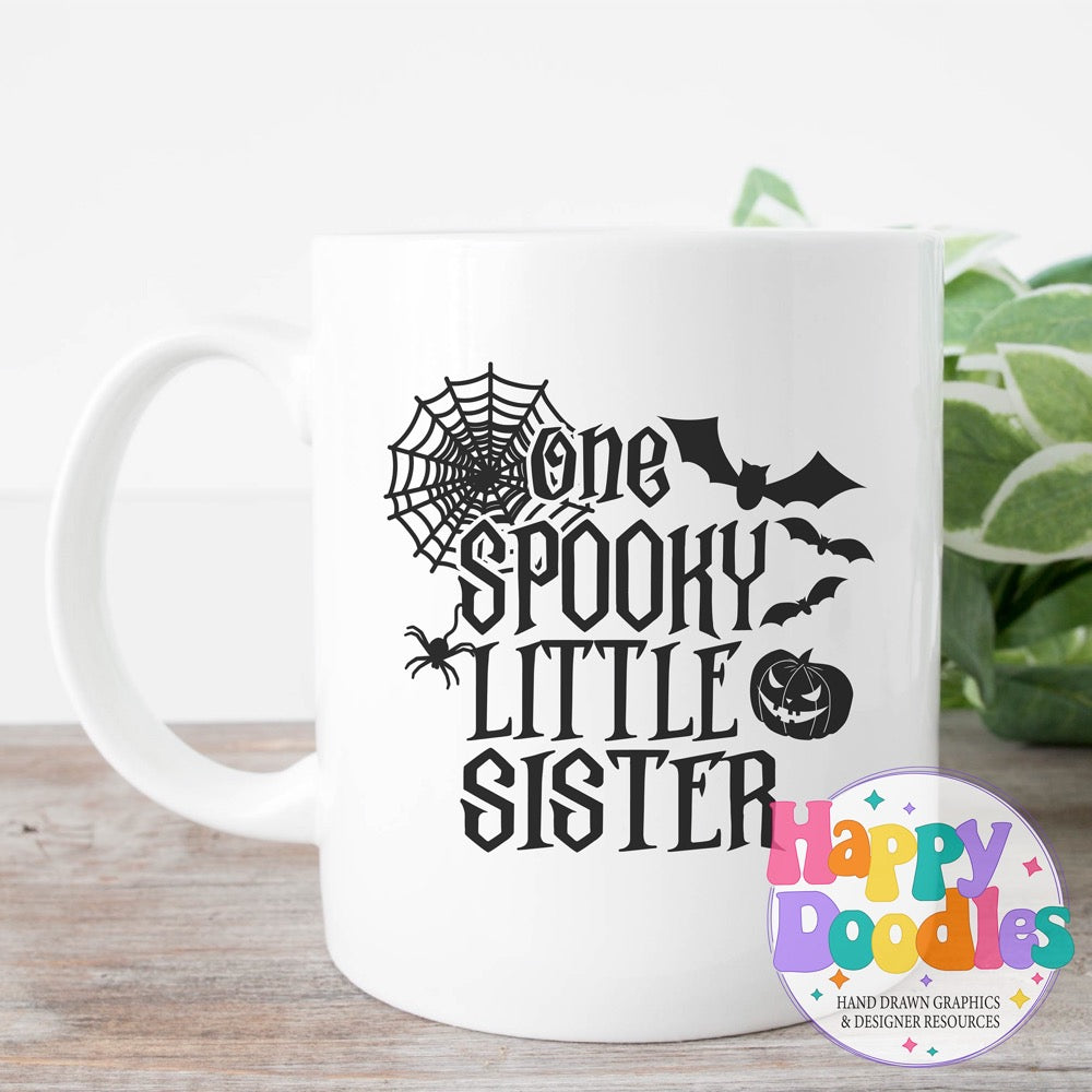 One Spooky Little Sister SVG | Halloween Group Cut File