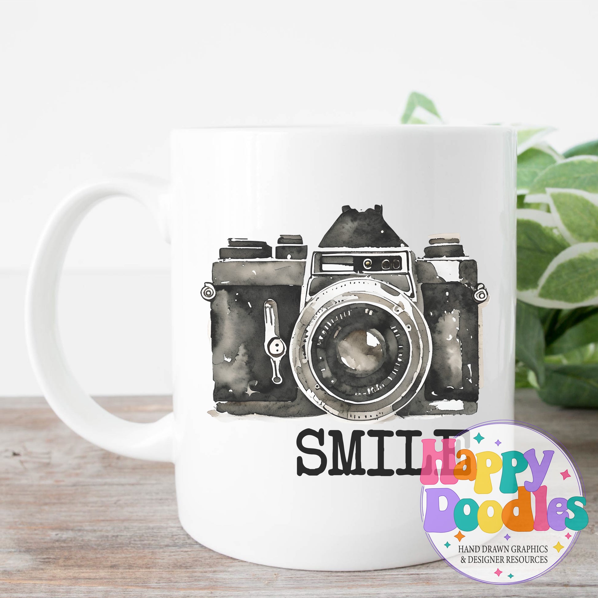 Smile Printable PNG T-Shirt Design - Happy Doodles Designs