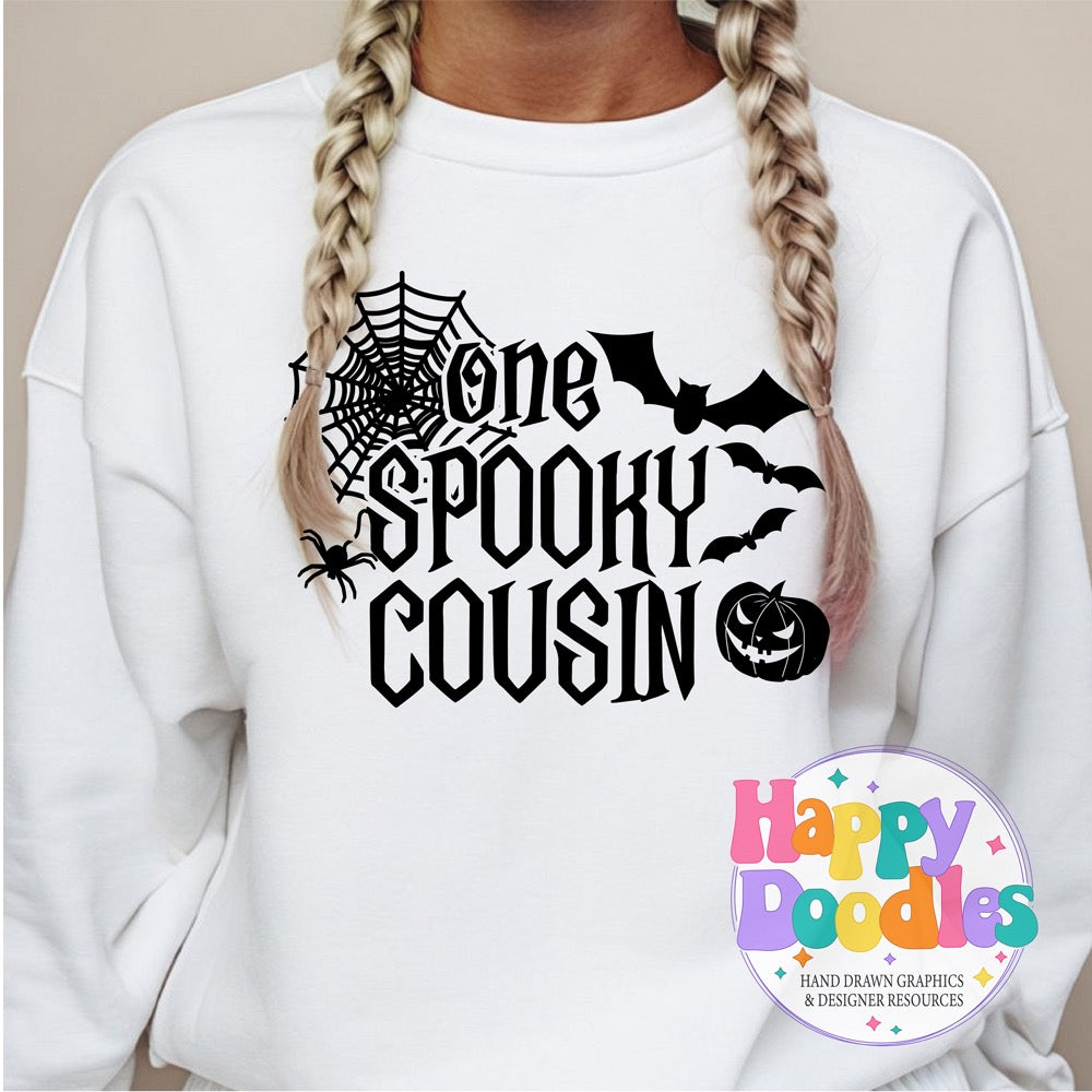 One Spooky Cousin SVG | Halloween Group Cut File