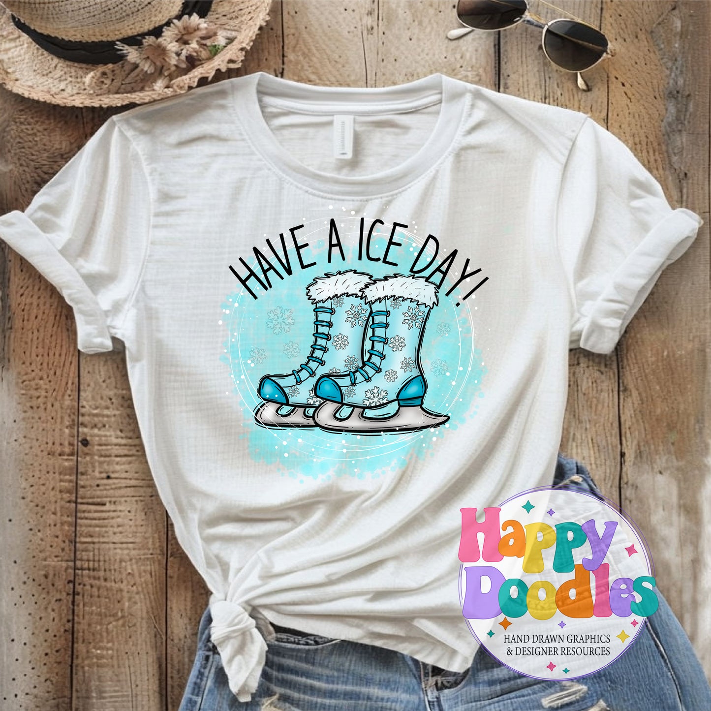 Have a Ice Day High Resolution Printable PNG - Happy Doodles Designs
