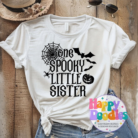 One Spooky Little Sister SVG | Halloween Group Cut File
