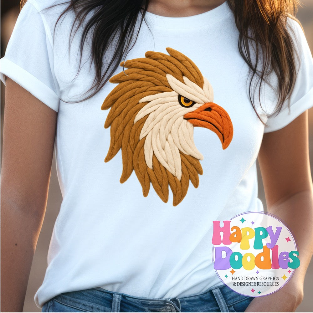 Griffin Yarn Mascot Printable Mascot PNG - Happy Doodles Designs