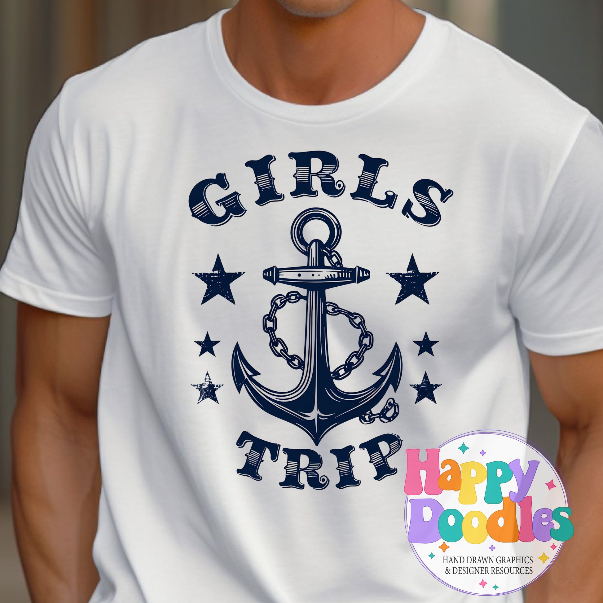 Girls Trip T-Shirt Printable PNG Download - Happy Doodles Designs