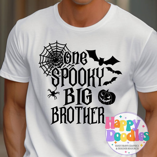One Spooky Big Brother SVG | Halloween Group Cut File