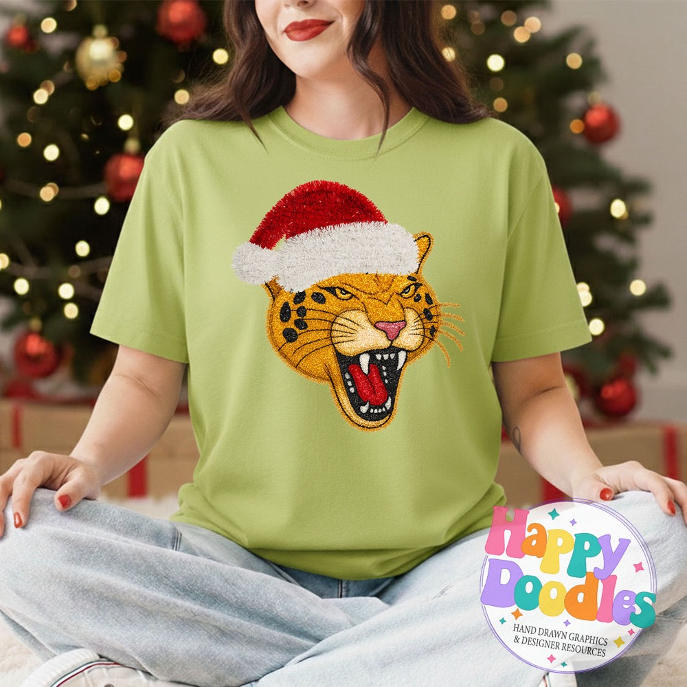 Jaguar Faux Tinsel Mascot | Printable PNG Clipart