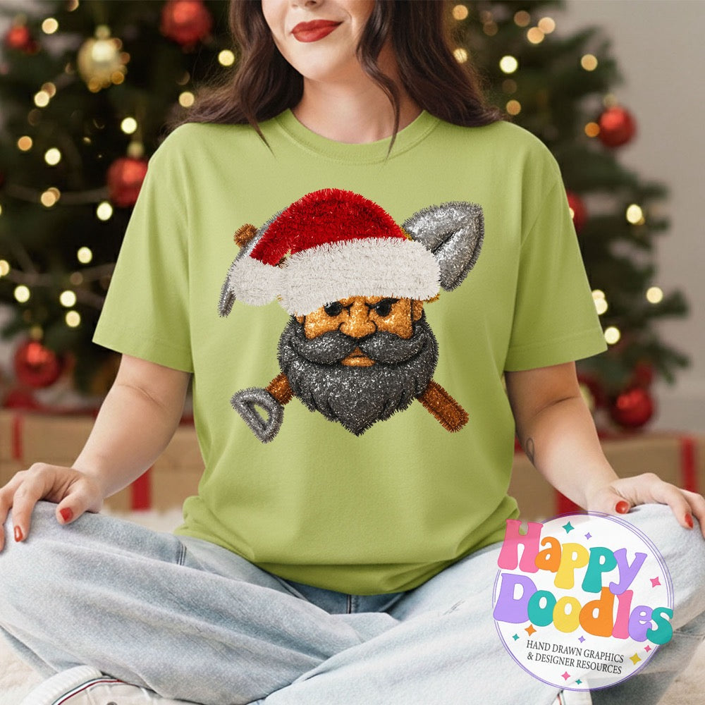 Tinsel Miners Faux Tinsel Mascot Printable PNG Clipart