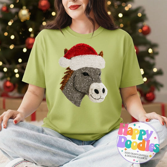 Mule Faux Tinsel Mascot Printable PNG Clipart