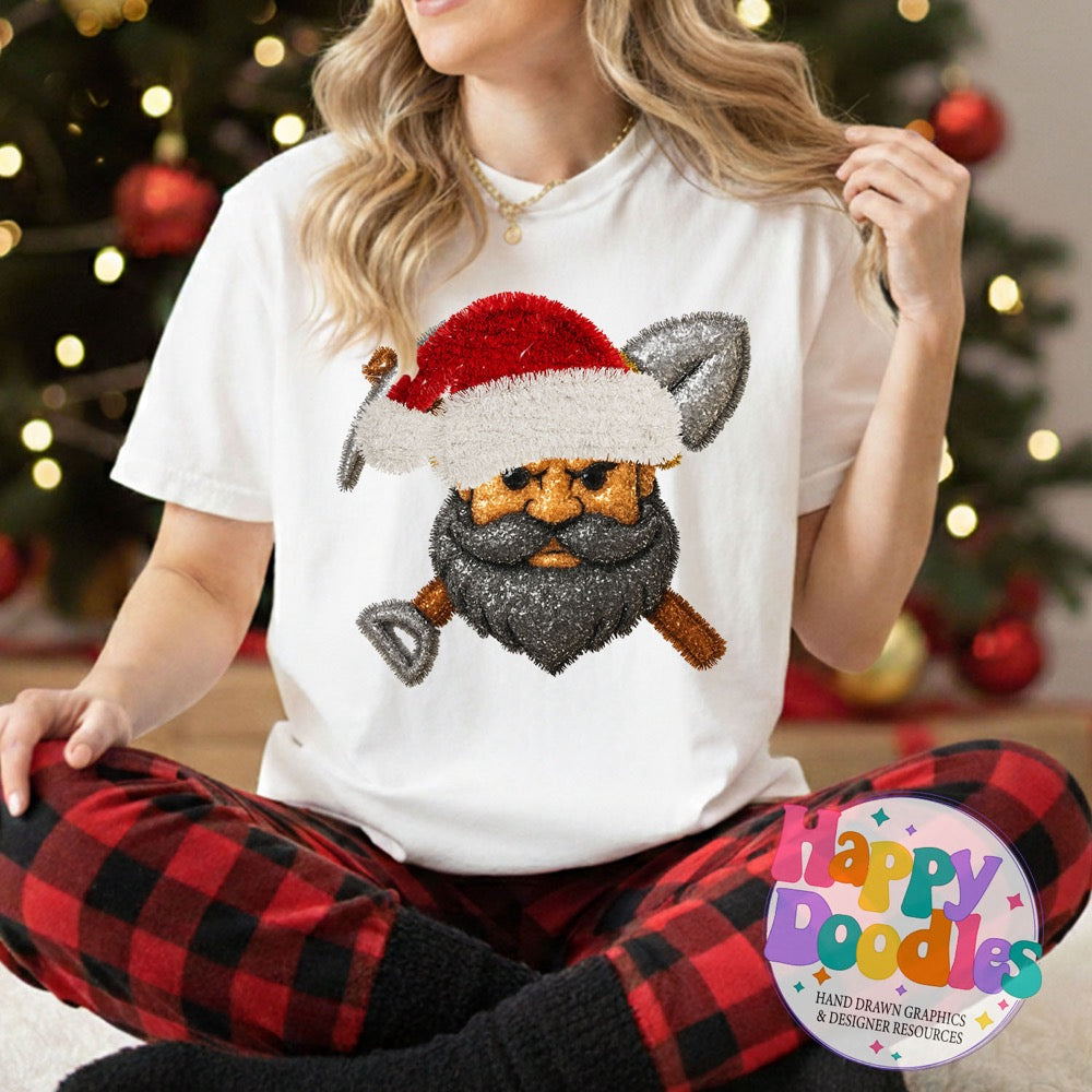 Tinsel Miners Faux Tinsel Mascot Printable PNG Clipart