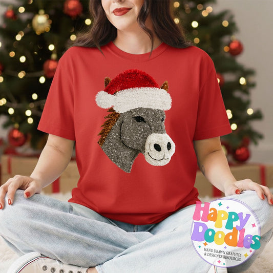 Mule Faux Tinsel Mascot Printable PNG Clipart