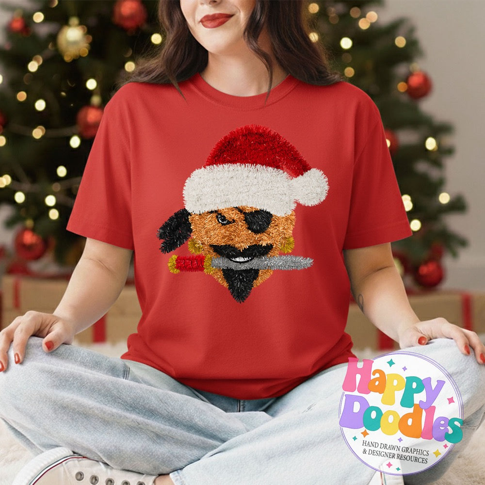 Tinsel Raiders Faux Tinsel Mascot Printable PNG Clipart