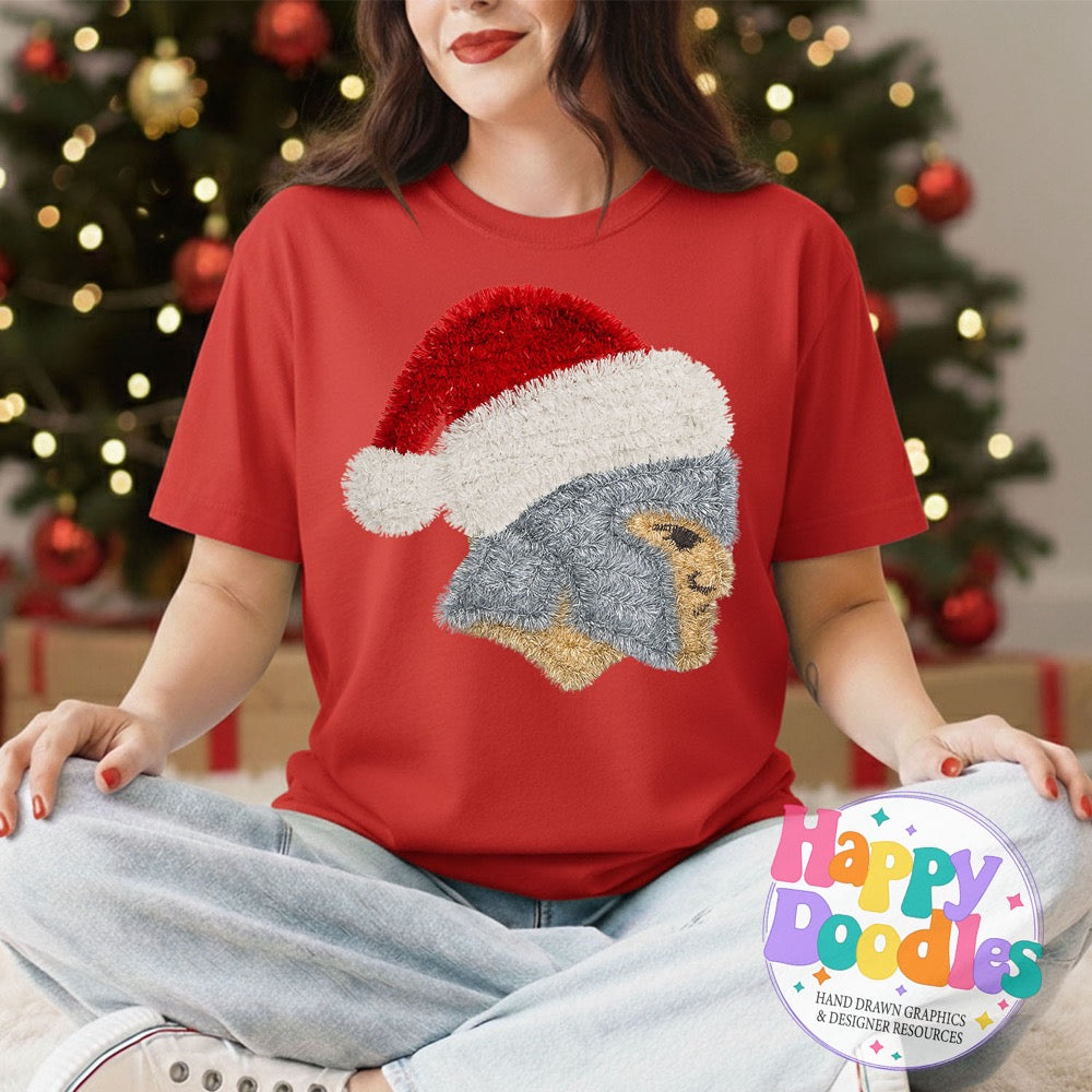 Trojan Faux Tinsel Mascot Printable PNG Clipart