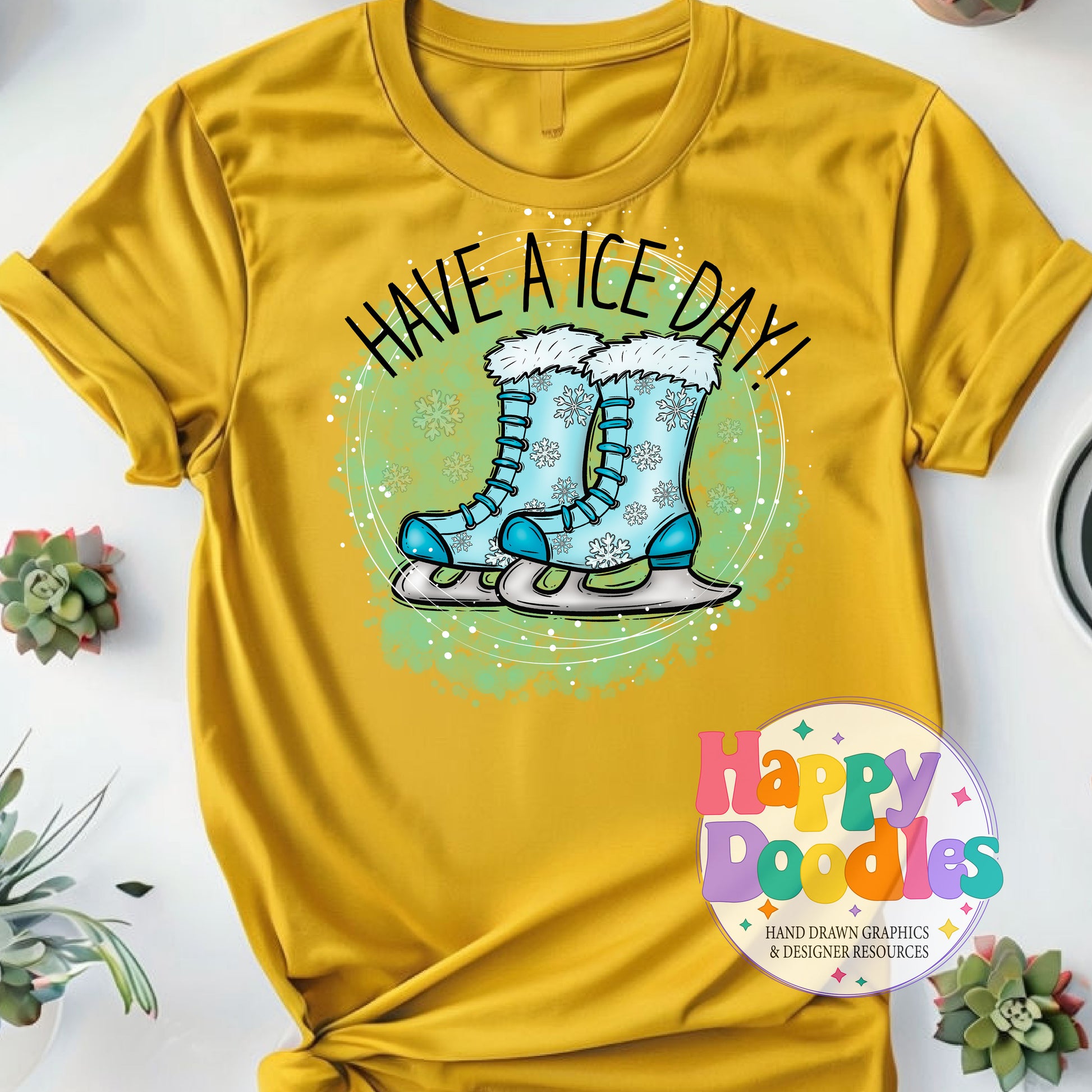 Have a Ice Day High Resolution Printable PNG - Happy Doodles Designs