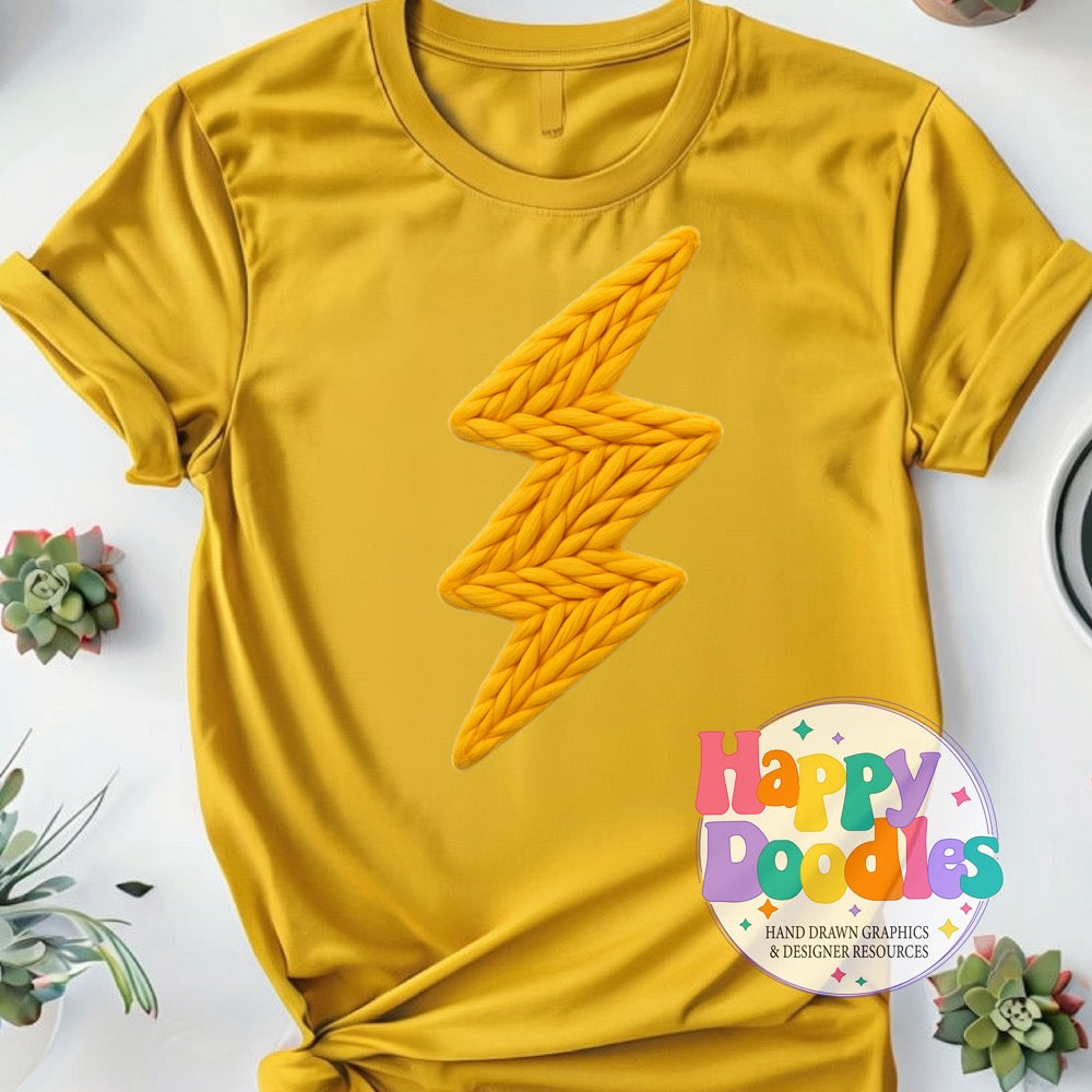 Lightning Mascot High Resolution PNG Clip Art - Happy Doodles Designs