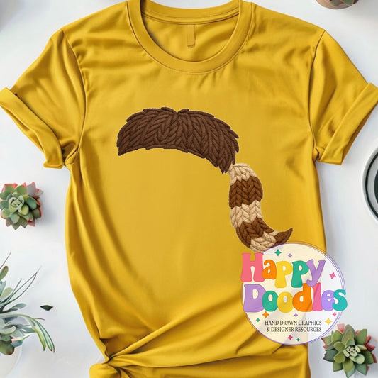 Mountaineer Yarn Mascot Printable PNG Download - Happy Doodles Designs