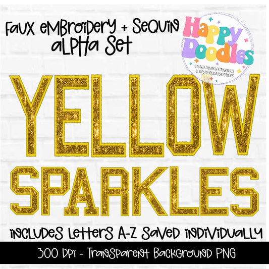 Varsity Sparkles, Yellow Alpha  - Besties Membership 2023