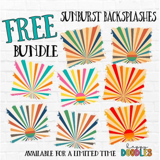 Sunburst Backsplashes Bundle